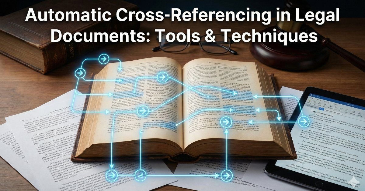 Automatic Cross-Referencing in Legal Documents: Tools & Techniques
